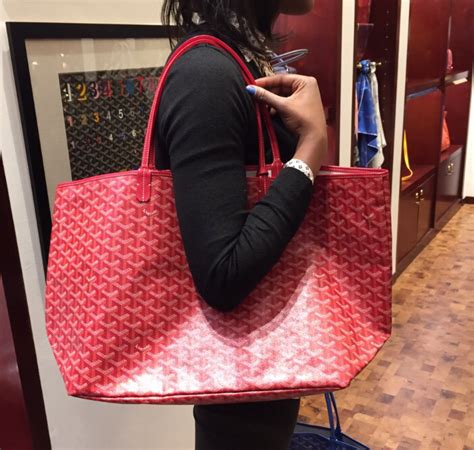 goyard saint louis tote replica|goyard st louis size comparison.